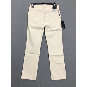 NWT Siwy Jean Womens Straight Leg Size 27 Lynn Milkshake Mid Rise Stretch